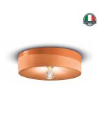 Plafonnier Pi Pêche Orange 11x40 cm
