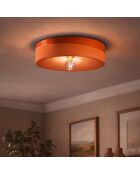 Plafonnier Pi Pêche Orange 11x40 cm