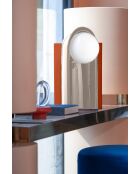 Lampe de table Cléo Orange Fox et Crème 25x42x23 cm