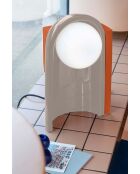 Lampe de table Cléo Orange Fox et Crème 25x42x23 cm