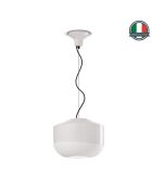 Suspension Bellota Blanc Naturel 28x35 cm