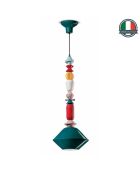 Suspension Lariat Huile verte 87x31 cm