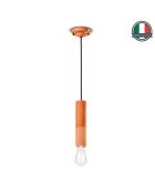 Suspension Pi Pêche Orange 25x5.5 cm