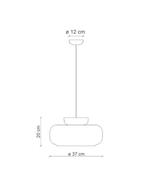 Suspension Maracana' Feuille verte et Jaune 20x37 cm
