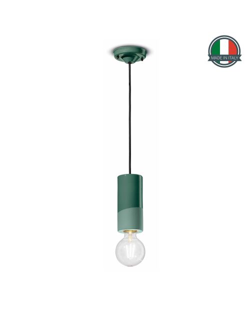 Suspension Pi Bottle Green 18x8 cm