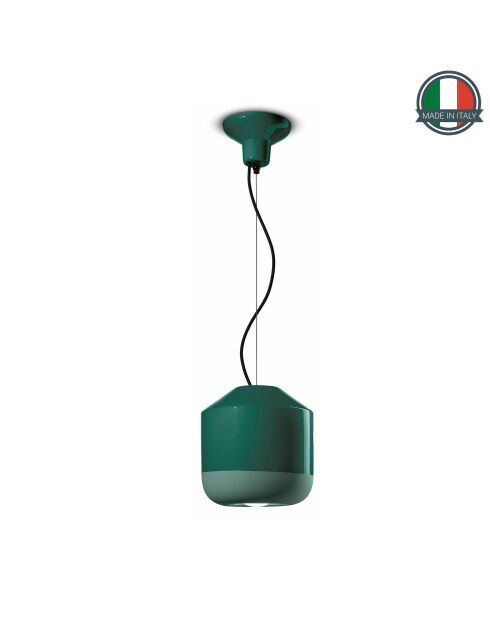 Suspension Bellota Vert bouteille 25x24 cm