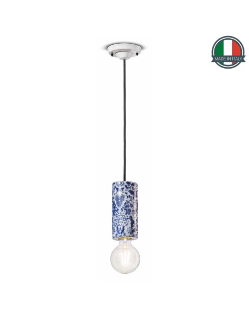 Suspension Pi Ming Blu 18x8 cm