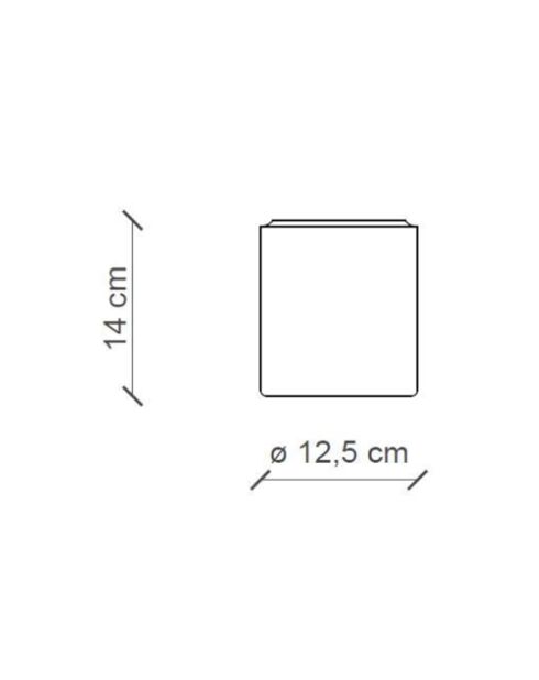 Plafonnier Pi Ming Rouge 14x12.5 cm