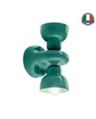 Applique murale Berimbau Azul 13x16x25.5 cm