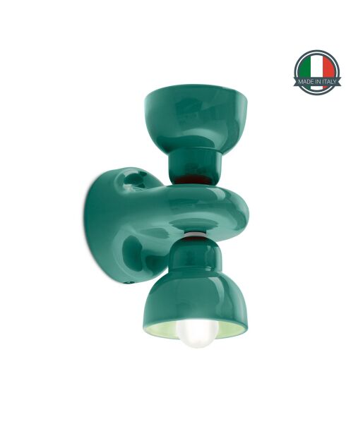 Applique murale Berimbau Azul 13x16x25.5 cm