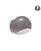 Lampada da parete Ayrton Grey 21x19x19 cm