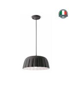 Suspension Madame Gres Noir Gris 18x40 cm