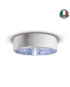 Plafonnier Pi Ming Blu 11x40 cm