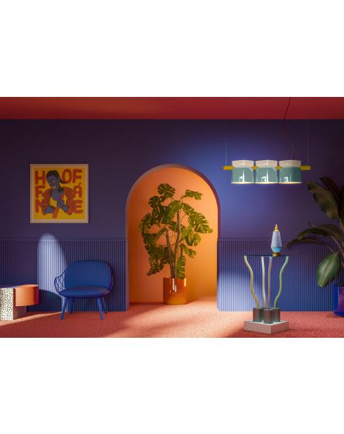 Suspension Yakitori Multicolore 104.5x21x26 / (tot 110) cm