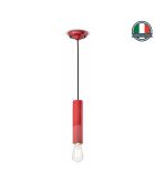 Suspension Pi Rouge Corail 25x5.5 cm