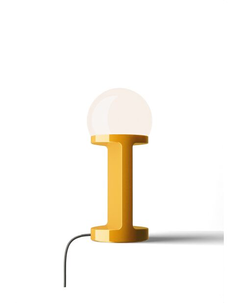 Lampe de table Habea Jaune 16x37x16 cm
