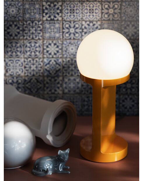 Lampe de table Habea Jaune 16x37x16 cm