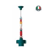 Suspension Lariat Huile verte 91x28 cm