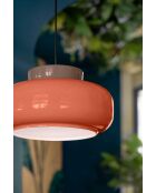 Suspension Maracana' Moka et Pokè orange 20x37 cm