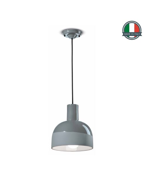 Suspension Caxixi Court Gris 26.5x22.5 cm