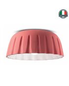 Plafonnier Madame Gres Rose Corail 17x40 cm