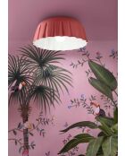 Plafonnier Madame Gres Rose Corail 17x40 cm
