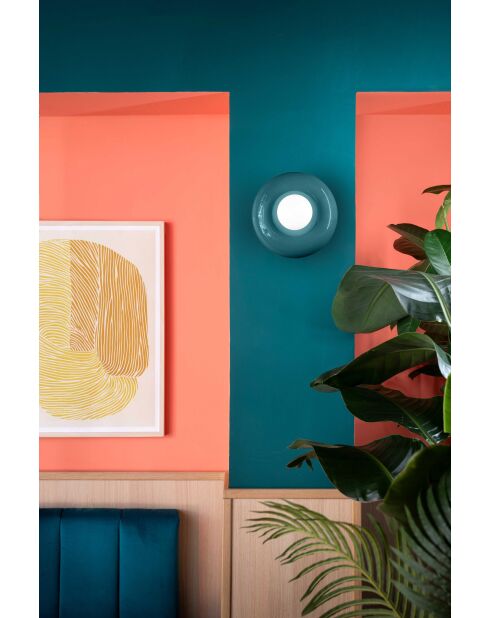 Applique murale Bumbum Huile verte 16.5x25 cm