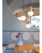 Suspension Habea crème 16x27.6x16 cm