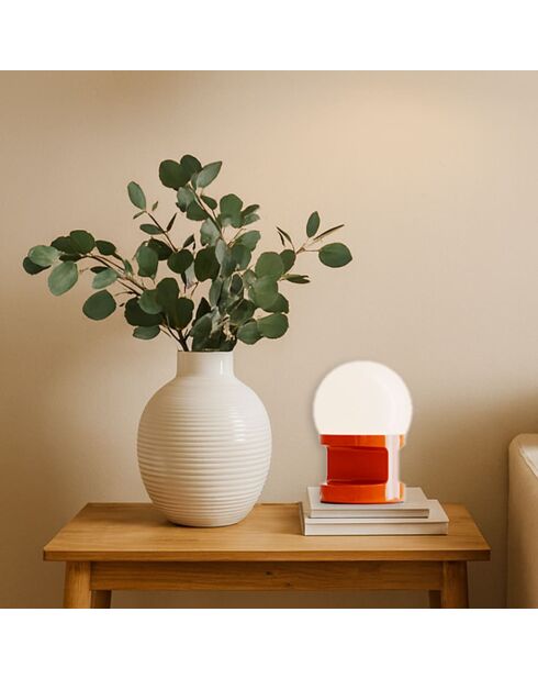 Lampe de table Habea Orange Fox 16x22.5x16 cm