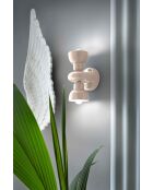 Applique murale Berimbau Gris sable 13x16x25.5 cm