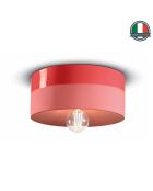 Plafonnier Pi Rouge Corail 11x25 cm