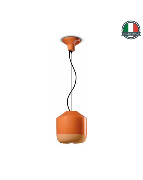 Suspension Bellota Pêche Orange 25x24 cm