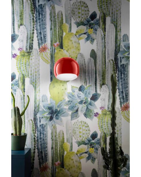 Applique murale Ayrton rouge 21x19x19 cm