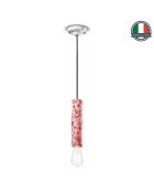 Suspension Pi Ming Rouge 25x5.5 cm