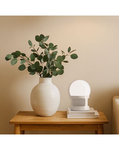 Lampe de table Habea crème 16x22.5x16 cm