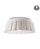 Plafonnier Madame Gres Blanc mat 17x40 cm