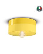 Plafonnier Pi Jaune Citron 11x25 cm