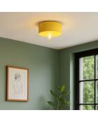 Plafonnier Pi Jaune Citron 11x25 cm