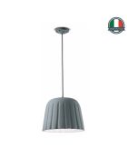 Lampada a sospensione TV Madame Gres Grey 30x40 cm