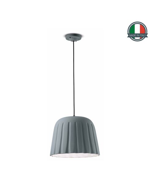 Suspension Madame Gres Télé Gris 30x40 cm