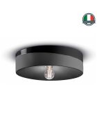 Plafonnier Pi Carbon Black 11x40 cm