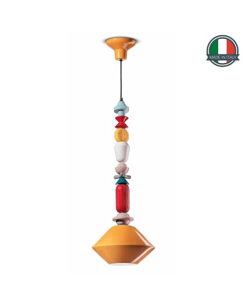 Suspension Lariat Jaune 87x31 cm