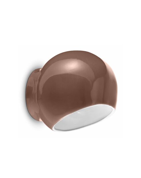 Applique murale Ayrton marron moka Moka 21x19x19 cm