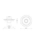 Lampada da parete Voilà Multicolor 14,4x28 cm