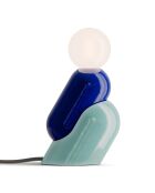 Lampe de table robot Tata Blue et bleu clair 10x22x23 cm