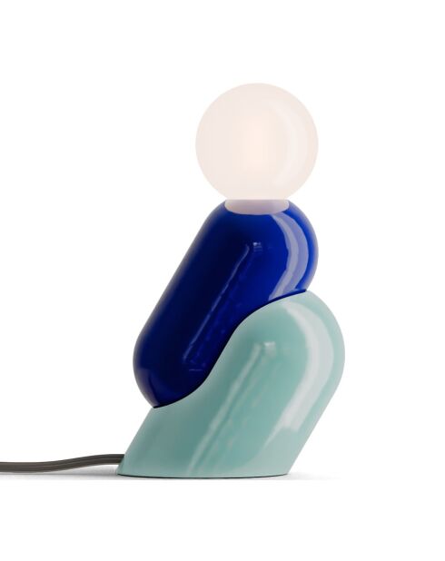 Lampe de table robot Tata Blue et bleu clair 10x22x23 cm