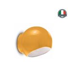 Lampada da parete Ayrton gialla 21x19x19 cm