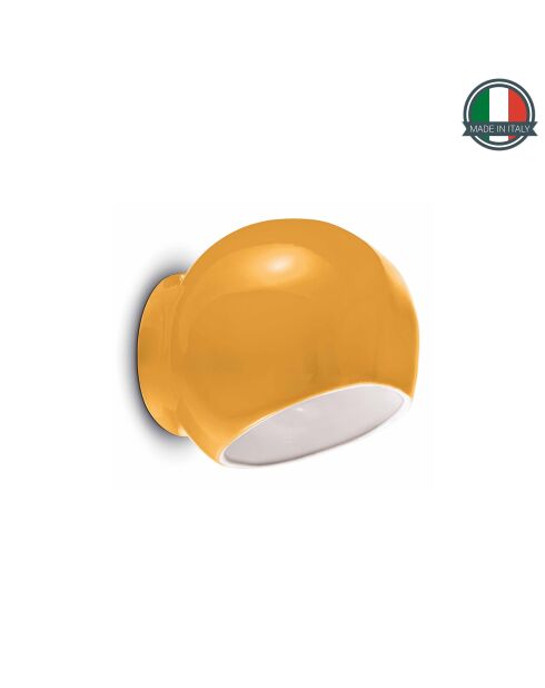 Applique murale Ayrton jaune 21x19x19 cm