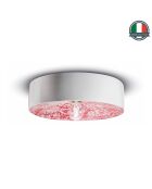 Lampada da soffitto rossa Pi Ming 11x40 cm