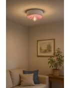 Lampada da soffitto rossa Pi Ming 11x40 cm